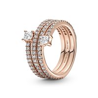 Anello Pandora Donna in Lega metallica Cubic Zirconia - 180051C01-52
